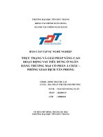 thực trạng và giải pháp nâng cao hoạt động vay tiêu dùng ở ngân hàng thương mại cổ phần á châu phòng giao dịch tân phong