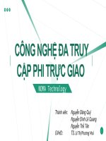 công nghệ đa truy cập phi trực giao