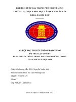 đề tài truyền thông trong đấu tranh phòng chống tham nhũng ở việt nam