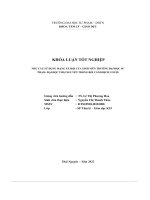 khóa luận tốt nghiệp nhu cầu sử dụng mạng xã hội của sinh viên trường đại học sư phạm đại học thái nguyên trong bối cảnh dịch covid
