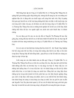 Bctt phân tích hoạt Động marketing của công ty thăng hoa