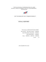 net technology mvc website project final report