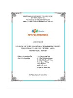 tiểu luận xây dựng và triển khai kế hoạch marketing truyềnthông mạng xã hội cho tiệm trà nadia