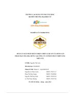 tiểu luận đề xuất giải pháp hoàn thiện chiến lược 4p của dòng sảnphẩm mật ong hoa rừng tại công ty cổ phần phát triển ongmiền núi