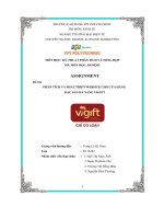 tiểu luận đề tài phân tích và phát triển website cho cửa hàng đặc sản đà nẵng vigift