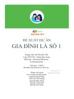 nhóm 5 dự án gia đình là số 1