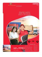 tiểu luận tổng quan về doanh nghiệp viettel post và chức năng của hoạt động logistics