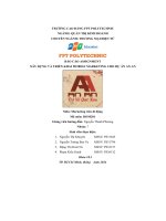 tiểu luận báo cáo assignment xây dựng và triển khai mobile marketing cho dự án an an