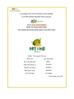 tiểu luận xây dựng kế hoạch bán hàng của mít four