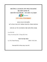 tiểu luận báo cáo cuối môn kỹ năng thuyết trình trước công chúng chủ đề sự vô cảm trong thế giới công nghệ