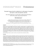 ĐẶC TRƯNG NGỮ NGHĨA DỰA VÀO SỰ ĐOÁN ĐỊNH CỦA NHỮNG KẾT NGÔN GIỮA ĐỘNG TỪ PHI THỰC HỮU TRI NHẬN VÀ PHÓ TỪ TÌNH THÁI NHẬN THỨC 10 ĐIỂM