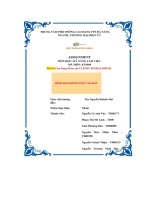 tiểu luận đề tài cửa hàng đồ ăn vặt yummy food drink