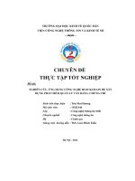 nghiên cứu ứng dụng công nghệ blockchain để xây dựng phần mềm quản lý văn bằng chứng chỉ