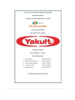 báo cáo cuối môn quan hệ công chúng công ty tnhh yakult việt nam