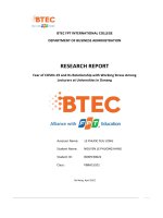 research report fear of covid 19 and its relationship with working stress among lecturers at universities in danang