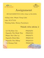 tiểu luận giới thiệu về thương hiệu home furniture