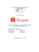 tiểu luận tìm hiểu và phân tích các hoạt động kho hàng và cáchthức quản trị kho hàng của shopee đánh giá và đềxuất giải pháp cho shopee
