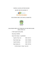 tiểu luận hoạch định chiến lược marketing số cho thương hiệuphụng nông sản