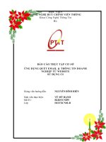 báo cáo thực tập cơ sở ứng dụng quét email thông tin doanh nghiệp từ website sử dụng c