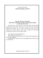 thực trạng của hoạt động hỗ trợ đồng nghiệp phát triển chuyên môn tại cơ sở giáo dục mầm non mình đang công tác từ thực trạng đó hãy đề xuất những giải pháp