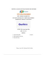tiểu luận xây dựng kế hoạch và triển khai mobilemarketing cho dự án outfitti