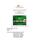 tiểu luận assignmenthành vi khách hàng tổng công ty cổ phần bia rượu nước giải khát hà nội