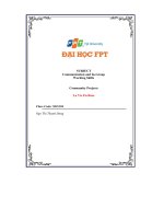 subject communication and in group working skills