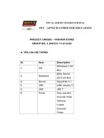 project unique fashion store