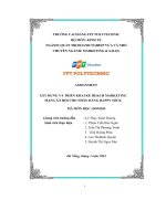 tiểu luận xây dựng và triển khai kế hoạch marketingmạng xã hội cho nhãn hàng happy sock