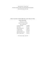 báo cáo thực hành thiết bị và kỹ thuật công nghệ sinh học