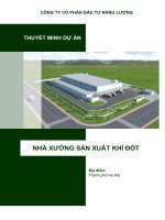 thuyết minh dự án nhà máy sản xuất khí meta.www.duanviet.com.vn/0918755356