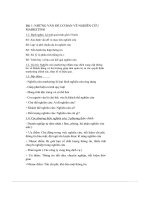 những vấn đề cơ bản về nghiên cứu