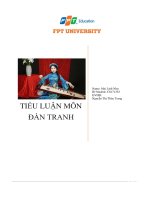 tiểu luận môn đàn tranh 9