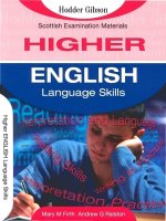 firth m ralston a english language skills for higher english 1998