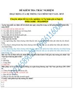 HOẠT ĐỘNG CỦA HỆ THỐNG TÀI CHÍNH VIỆT NAM - BF15