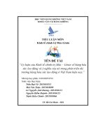 lý luận của kinh tế chính trị mác lênin về hàng hóa sức lao động và ý nghĩa của nó trong phát triển thị trường hàng hóa sức lao động ở việt nam hiện nay
