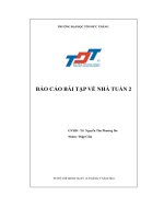 báo cáo bài tập về nhà tuần 2