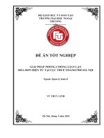 Giải pháp phòng chống gian lận hóa đơn điện tử tại Cục Thuế Thành phố Hà Nội