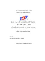 báo cáo nội dung thuyết trình kỹ thuật nghiệp vụ ngoại thương đề tài quy tắc xuất xứ atiga