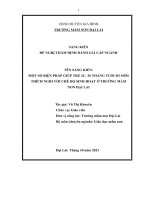 Sáng kiến kinh nghiệm, SKKN - Một Số Biện Pháp Giúp Trẻ 24-36 Tháng Tuổi D3 Sớm Thích Nghi Với Chế Độ Sinh Hoạt Ở Trường Mầm Non Đại Lai