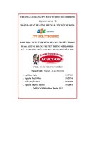 tiểu luận đề tài khủng hoảng truyền thông mì hảo hảo của acecook chứa chất gây ung thư năm 2021