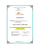 tiểu luận đề tài xây dựng lộ trình công danh bản thân tại tập đoàn vingroup