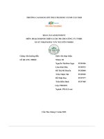 tiểu luận báo cáo assignmentmôn hoạch định chiến lược pr cho công ty tnhhxuất nhập khẩu tây nguyên foods