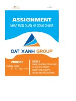 tiểu luận tìm hiểu về công ty cổ phần đô thị thông minh việt nam