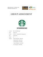 group assignment starbucks