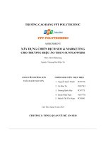 tiểu luận xây dựng chiến dịch seo marketingcho thương hiệu áo thun sunflowers