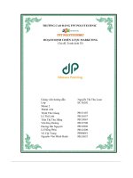 tiểu luận hoạch định chiến lược marketing chủ đề tranh kính 3d