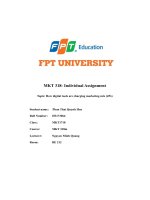 mkt 318 individual assignment topic how digital tools are charging marketing mix 4ps