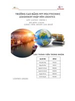 tiểu luận doanh nghiệp sotrans công ty cp kho vận miền nam sotrans