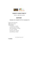 report firms in competitive markets